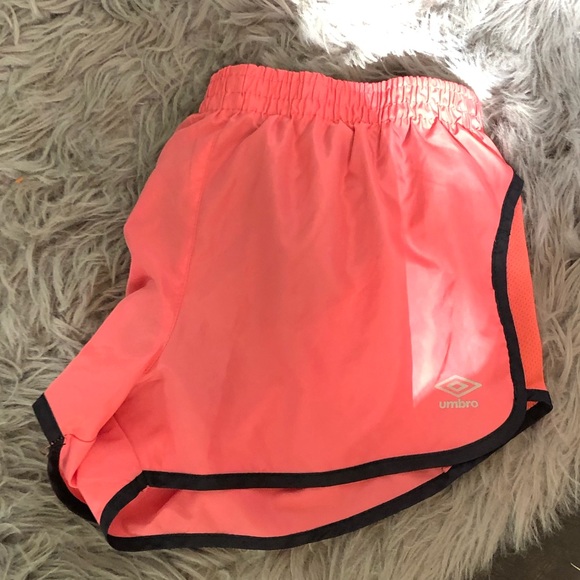 UMBRO Athletic Running Shorts Track Peach Women’s - Picture 2 of 4